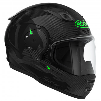 Integrale Roof RO200 Carbon Panther Nero Verde Fluo