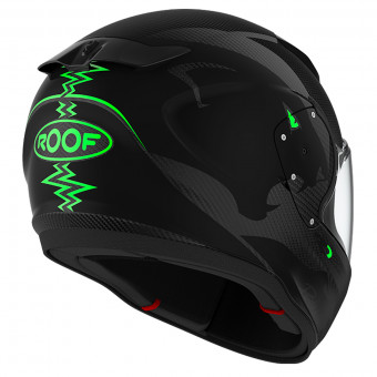 Roof RO200 Carbon Panther Nero Verde Fluo