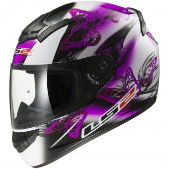 Integrale LS2 Rookie Flutter White Purple FF352