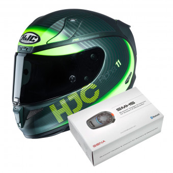 Integrale HJC RPHA 11 Bine MC4HSF + Kit Bluetooth Sena SMH5