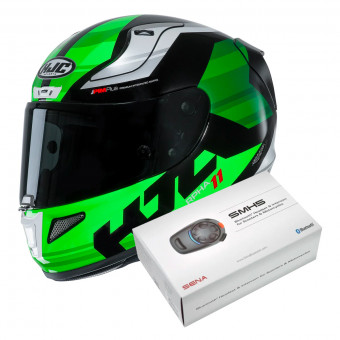 Integrale HJC RPHA 11 Naxos MC4 + Kit Bluetooth Sena SMH5