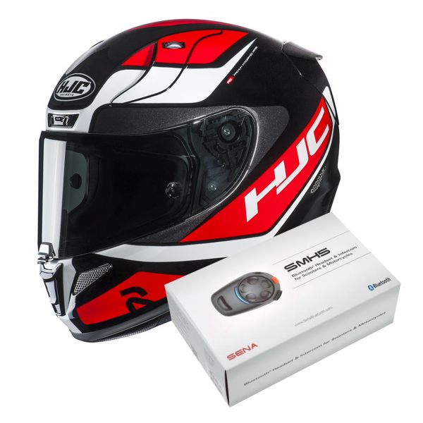 Integrale HJC RPHA 11 Scona MC1 + Kit Bluetooth Sena SMH5