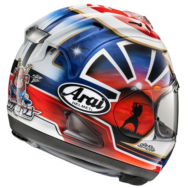 Arai Rx-7 V Pedrosa Spirit Blue