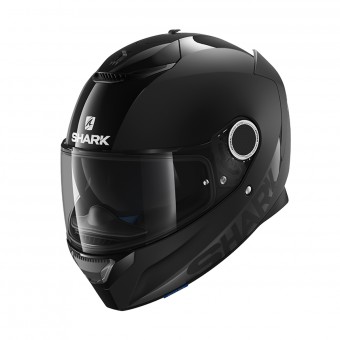 Casque Integrale Shark Spartan 1.2 Blank BLK Casque Integrale Shark Spartan 1.2 Blank BLK