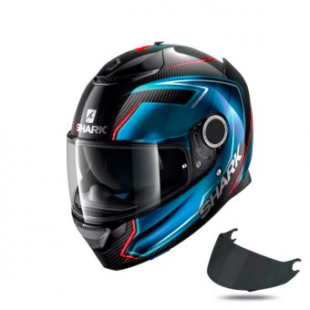 Casque Integrale Shark Spartan Carbon Guintoli DUB + Visiera Fumé Scura Casque Integrale Shark Spartan Carbon Guintoli DUB + Visiera Fumé Scura