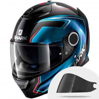 Integrale Shark Spartan Carbon Guintoli DUB + Visiera Fum Scura