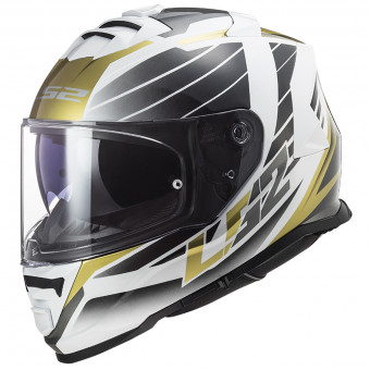 Integrale LS2 Storm Nerve White Antique Gold FF800