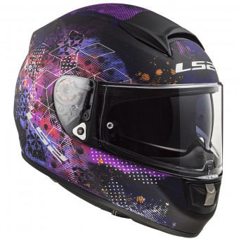 Integrale LS2 Vector Cosmos Matt Black Pink FF397