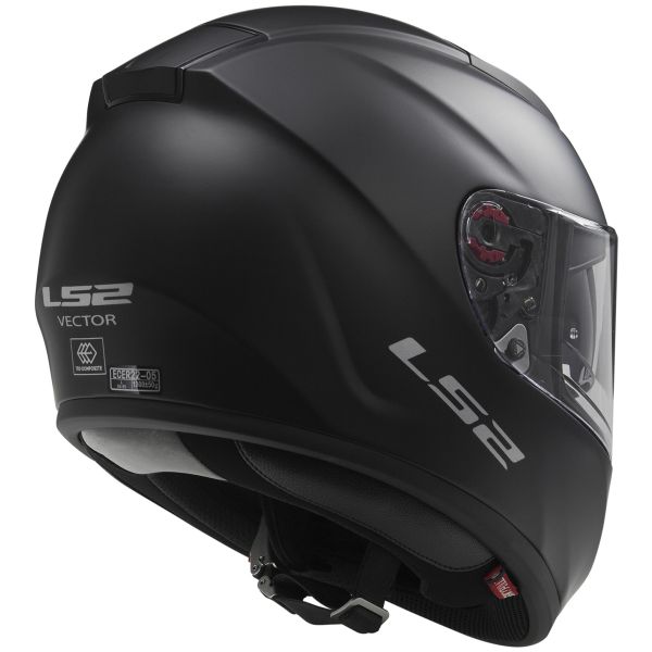 LS2 Vector Matt Black FF397