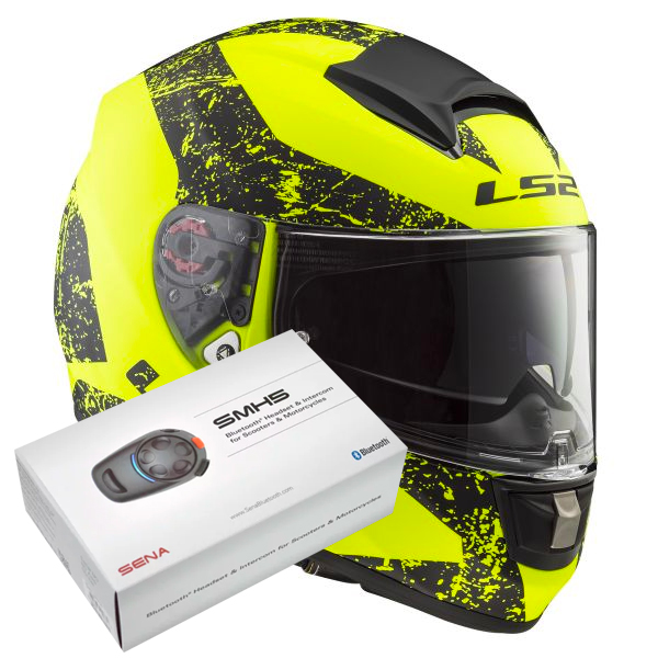 Integrale LS2 Vector Sign Matt H-V Yellow Black FF397