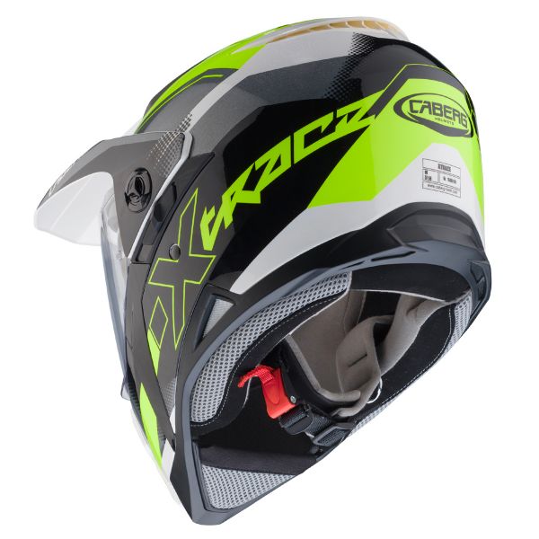 Caberg Xtrace Spark Bianco Antracite Giallo