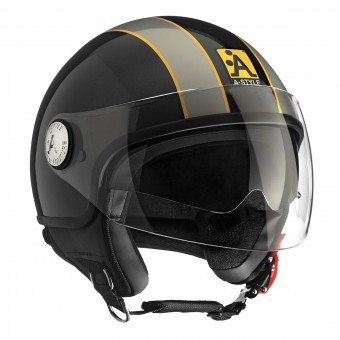 Astyle A-Style Double Visor Black Grey