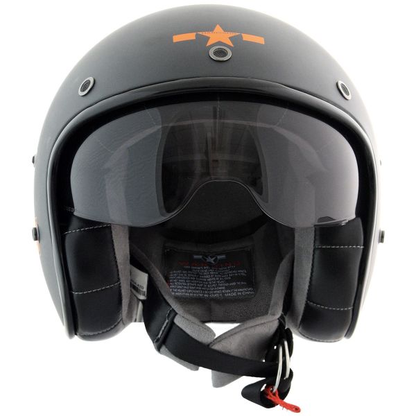 HARISSON Corsair Star Deco Grigio Opaco Arancione