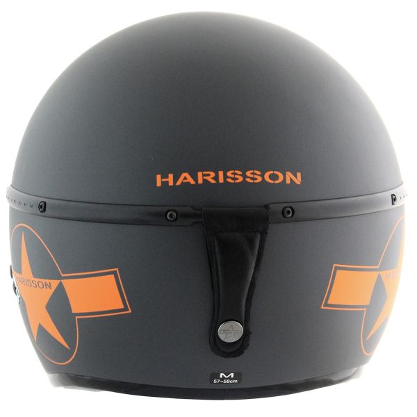 HARISSON Corsair Star Deco Grigio Opaco Arancione