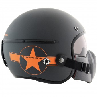 HARISSON Corsair Star Deco Grigio Opaco Arancione