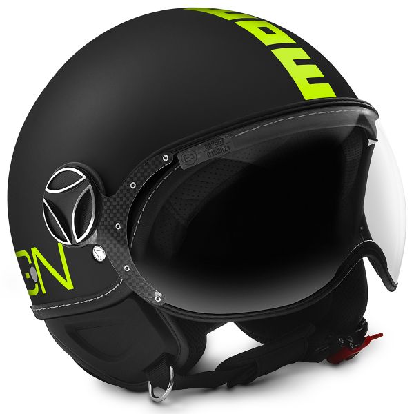 Casco Moto Momo Design FGTR Fluo Matt Black Fluo Yellow Al Miglior Prezzo |  iCasque.it