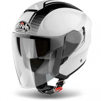 Jet Airoh Hunter Simple White