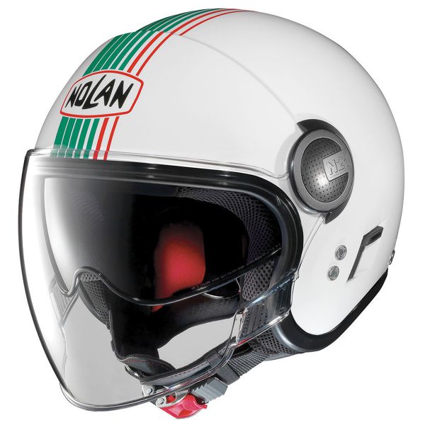Jet Nolan N21 Visor Joie De Vivre Metal White ITA 43