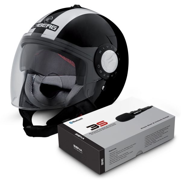 Jet Caberg Riviera V3 Legend Black White