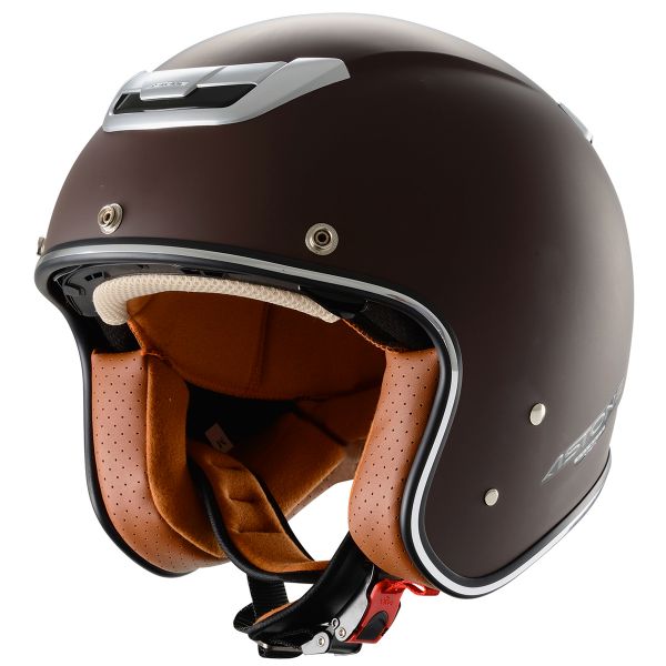 Casco Moto Astone Sporster Marrone Opaco