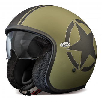 Casque Jet Premier Vintage Star Military BM Casque Jet Premier Vintage Star Military BM
