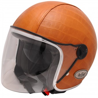Casque Jet Baruffaldi Zeon Vintage 2.0 Crocco Camel Interno Nero Casque Jet Baruffaldi Zeon Vintage 2.0 Crocco Camel Interno Nero