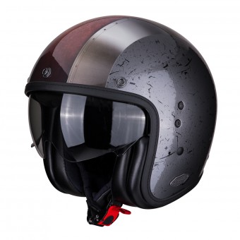 Casque Jet Scorpion Belfast Byway Argento Casque Jet Scorpion Belfast Byway Argento