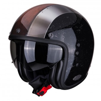 Casque Jet Scorpion Belfast Byway Nero Argento Casque Jet Scorpion Belfast Byway Nero Argento