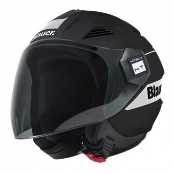 Casco Jet Blauer Real Ht B Graphic Black Matt/titanium/