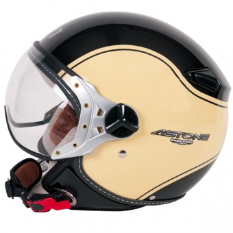 Casque Jet Astone KSR Capone Nero Casque Jet Astone KSR Capone Nero