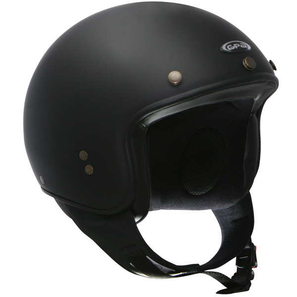Casco Moto GPA Biker Nero Opaco