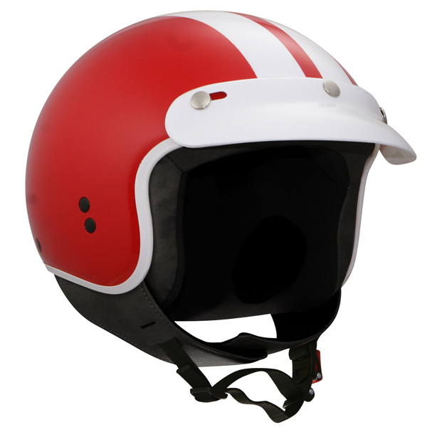 Casco Moto GPA Cooper Rosso Lucidoe