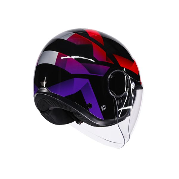 AGV Eteres Camogli Black Red Purple