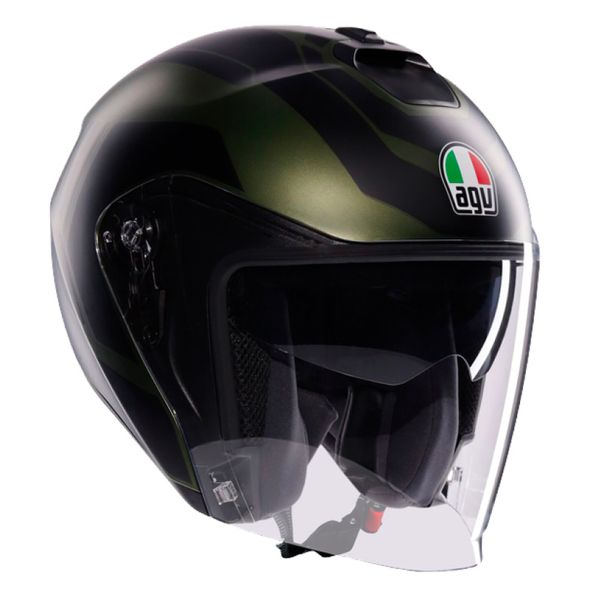Jet AGV Irides Sakai Matt Green Black