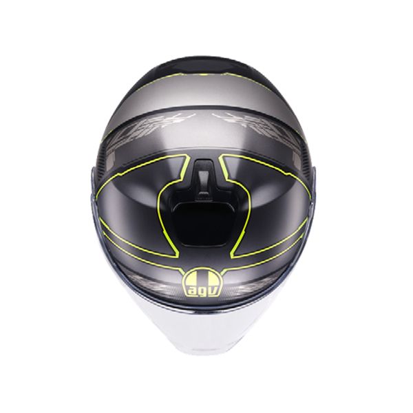 AGV Irides Zagabira Matt Grey Yellow Fluo