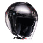 Casque Jet AGV Irides Zagabira Matt Gunmetal Red