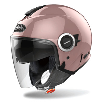 Casque Jet Airoh Helyos Color Metallic Pink Casque Jet Airoh Helyos Color Metallic Pink