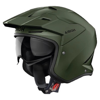 Casque Jet Airoh Kombakt Color Military Green Matt Casque Jet Airoh Kombakt Color Military Green Matt