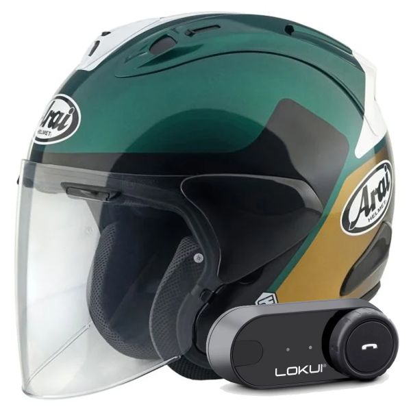 Jet Arai SZ-R Vas Evo Levante + Kit Bluetooth Lokui K30 Jet Arai SZ-R Vas Evo Levante + Kit Bluetooth Lokui K30