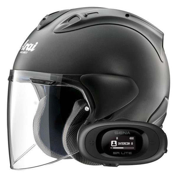 Jet Arai SZ-R Vas Evo Matt Black + Kit bluetooth 5R Lite Solo