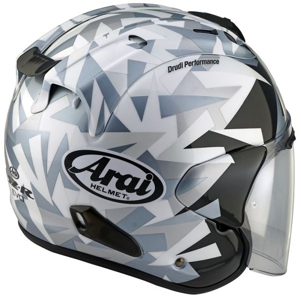 Arai SZ-R Vas Evo Mimesis White + Kit Bluetooth BT Mini