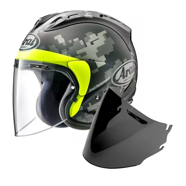 Jet Arai SZ-R Vas Mimetic Black + Visiera