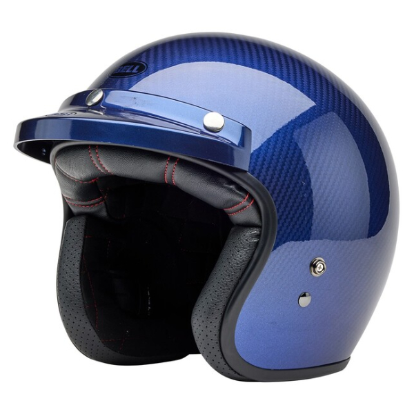 Jet Bell Custom 500 Carbon McQueen Metallic Blue