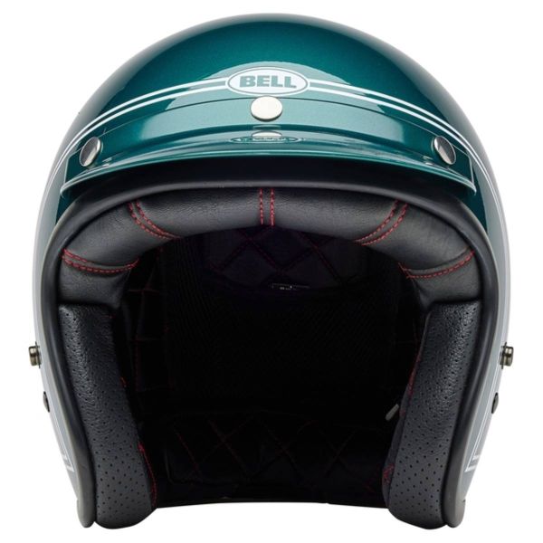 Bell Casco BELL Custom 500 - Steve McQueen Riverside Verde Metallizzato