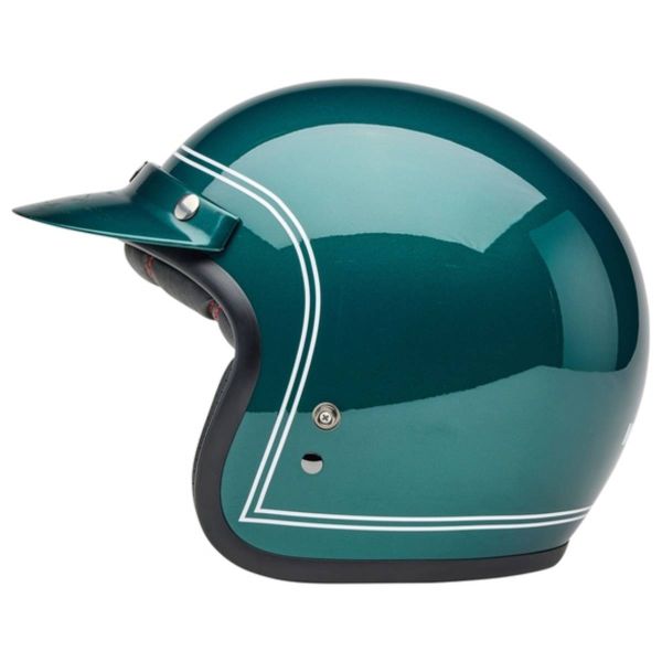 Bell Casco BELL Custom 500 - Steve McQueen Riverside Verde Metallizzato