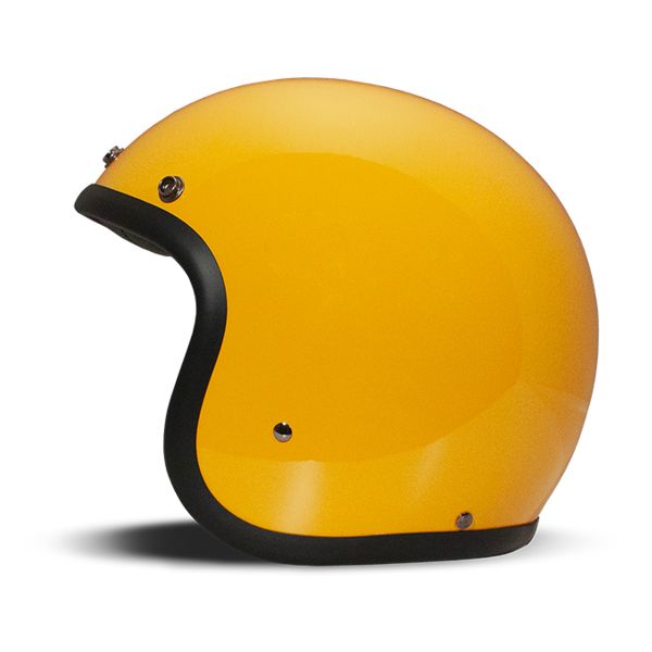 Casco Moto Dmd Vintage Gloss Yellow in Stock