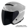 Casque Jet Everone RX31-Jet Grey Nardo + Visiera