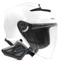 Casque Jet Everone RX31-Jet Shiny White + Kit Bluetooth BT Mini