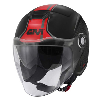 Casque Jet Givi 12.5 Graphic Touch Black Red