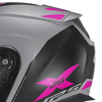 Givi X25 Target Matt Grey Pink